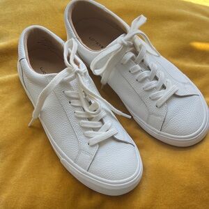 Lucky Brand White Leather Women's Sneakers